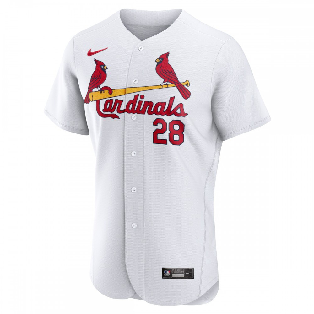 Nolan Arenado St. Louis Cardinals Home Authentic Player Jersey - White-Pro Kit Vault | Brand New 26/27 Sports Jerseys